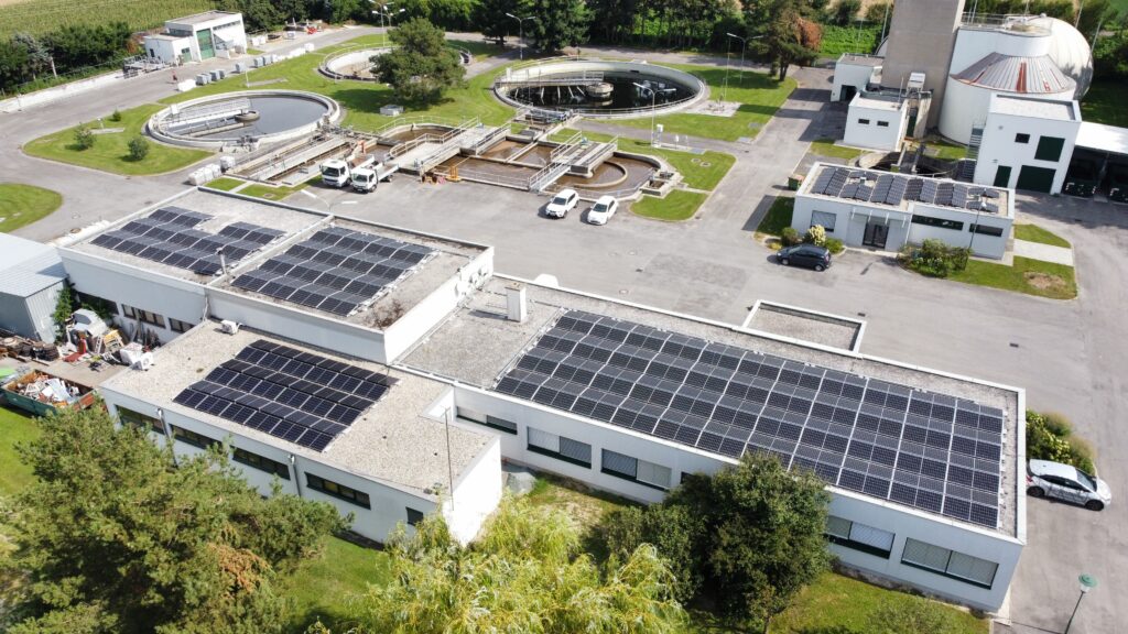 Photovoltaik-Anlage Abwasserverand Mittelburgenland